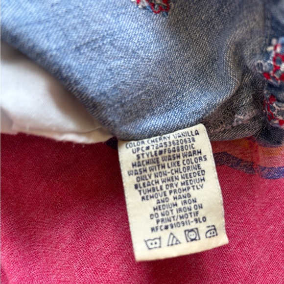 Vintage Faded Glory Knit and Denim Dress size 4/4T - Picture 9 of 9